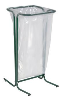 SUPPORT POUR SAC 110L TUBULAIRE SUR PIED TUBAG - VERT