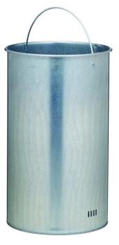 SEAU EN ACIER GALVANISÉ 40L COMPATIBLE CORBEILLES ZENO 80L