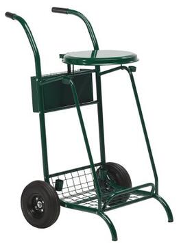 CHARIOT DE VOIRIE MOBISAC 110L À ROUES PNEUMATIQUES - VERT