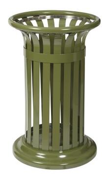 CORBEILLE TULIPE VERT OLIVE 60L ANTI-UV ET ANTICORROSION