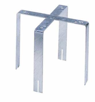 PIEDS DE FIXATION EN ACIER GALVANISÉ POUR CORBEILLE EDEN 50L/110L