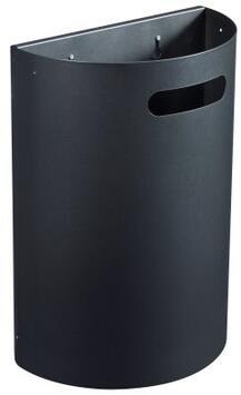CORBEILLE DÉTACHABLE ARKEA 20L ANTHRACITE MAT - ANTI-CORROSION UV