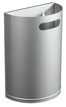 CORBEILLE DÉTACHABLE ARKEA 20L GRIS MÉTAL ANTI-UV ET ANTICORROSION