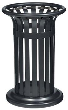 CORBEILLE TULIPE ANTI-UV 60L ANTHRACITE MAT - ACIER ANTICORROSION