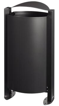 CORBEILLE SUR PIED ARKEA 100L SANS CENDRIER - GRIS MANGA