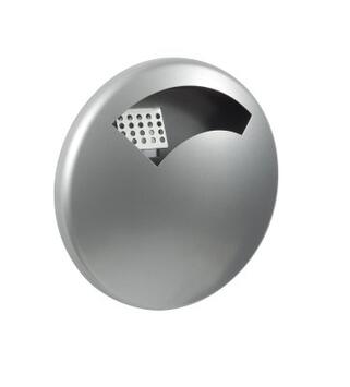 CENDRIER MURAL DISCO 0.5L GRIS MÉTAL INOX AISI 304