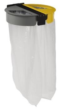 SUPPORT SAC DOUBLE FLUX 2X110L CITWIN ESSENTIEL MANGA/GRIS CIMENT/JAUNE