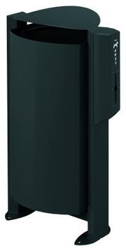 DISTRIBUTEUR CANIN ARKEA AVEC 200 SACS 100L ANTHRACITE - ACIER ANTI-UV