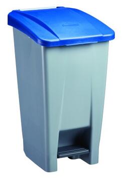 POUBELLE À PÉDALE 60L EN PLASTIQUE RECYCLÉ MOBILY GREEN - GRIS