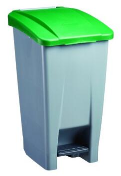 POUBELLE À PÉDALE MOBILY GREEN 60L EN PLASTIQUE RECYCLÉ - GRIS/VERT