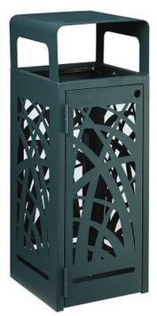 CORBEILLE CYBEL ANTI-NUISIBLE 110L ANTHRACITE FIXATION/SOL