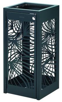 CORBEILLE BELLA À POSER OU FIXER 110L ANTHRACITE ANTI-UV ET ANTICORROSION