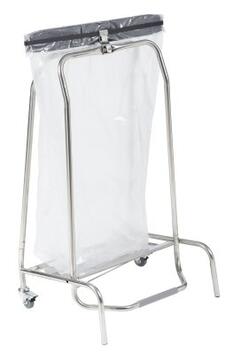 COLLECTEUR CLAPET HERMIX 110L SUPPORT SAC INOX BRILLANT