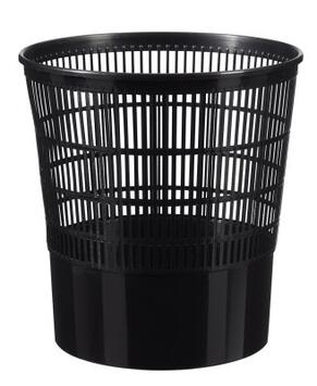 LOT DE 20 CORBEILLES À PAPIER RECYCLÉ NOIR 16L