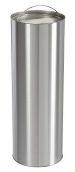 CENDRIER BAC À SABLE KALIPSO INOX BROSSE AISI 304 – GRILLE ET SAC 1KG INCLUS