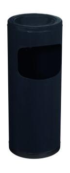 CORBEILLE AVEC CENDRIER ÉTOUFFOIR CENDEO 12.5L NOIR
