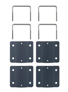 KIT DE FIXATION EDEN POUR BORNE HYGECA ANTHRACITE MAT 7016