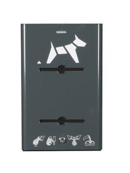 DISTRIBUTEUR HYGECA 2 ROULEAUX ANTHRACITE MAT 7016 - ACIER ANTI-UV