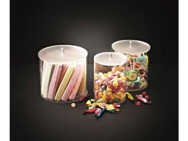 BOÎTE RONDE AVEC COUVERCLE MATFER D180 PMMA - BOULANGERIE & PÂTISSERIE