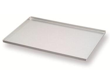 PLAQUE ALUMINIUM MATFER BORDS DROITS 60X40CM ANGLES ARRONDIS