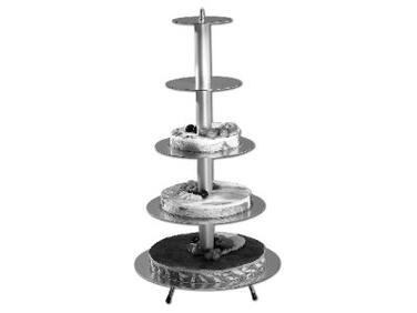 PIED POUR PRÉSENTOIR ALUMINIUM