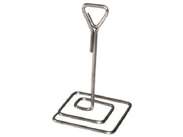 PORTE-ÉTIQUETTE FIL INOX 6X6X10 CM X3