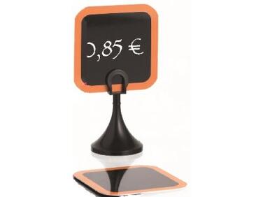 ÉTIQUETTES NÉON 7X7 ORANGE X10