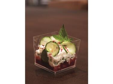 VERRINES ENTRÉES ET DESSERTS CRAPS 70X70X64 MM 23 CL X200