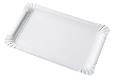 PLATEAUX EN CARTON BLANC RECYCLÉ 16,5X20 CM X1000