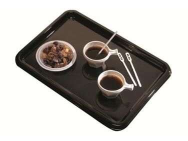 PLATEAUX LUNCH NOIRS 360X240 MM X50
