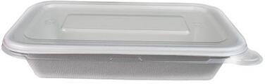 COUVERCLES EN PET POUR BARQUETTES EN FIBRE 180X120 MM X600