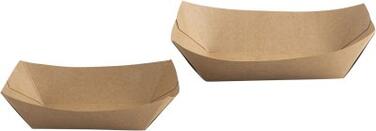 BARQUETTES CARTON KRAFT BRUN  14X10,5X3 CM 22 CL X1000