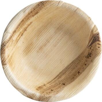 SALADIERS EN FEUILLE DE PALMIER RONDS Ø 18,5 CM X100