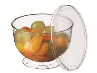 COUPES EN POLYSTYRÈNE DESSERT OLYMPIA AVEC PIED Ø 93H 55 MM 26 CL X480