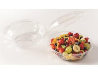 SALADIERS CRISTAL AVEC COUVERCLES À CHARNIÈRE Ø 13 CM HAUTEUR 13 CM 37,5 CL X800