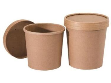 COUVERCLES CARTON BRUN RONDS POUR POTS 35/47 CL X500