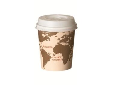 GOBELETS EN CARTON WORLD MAP Ø 63 MM 11.5 CL X120