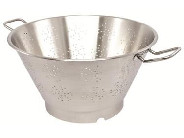 PASSOIRE CONIQUE INOX FOND CERCLÉ 50 CM