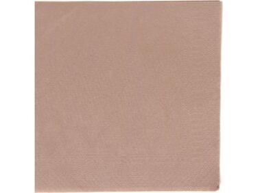 SERVIETTES EN PAPIER OUATE DOUBLE POINT, 2 PLIS, 38X38 CM, GRIS TAUPE X900