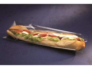 SACHETS À SANDWICH PLATS TRANSPARENTS EN POLYPROPYLÈNE 145X300 MM X1000