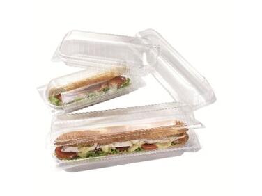 BOÎTES EN APET POUR SANDWICH BAGUETTE LONGUEUR 31 CM X375