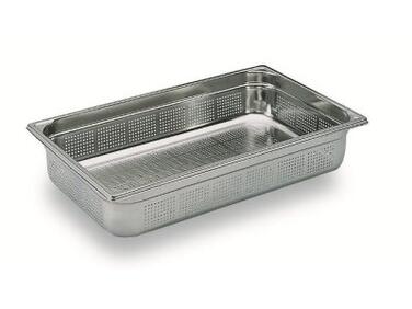 BAC GASTRONORME PERFORÉ SANS ANSE GN 1/1 PROFONDEUR 6.5 CM