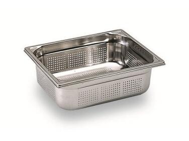 BAC GASTRONORME PERFORÉ SANS ANSE GN 1/2 PROFONDEUR 6.5 CM