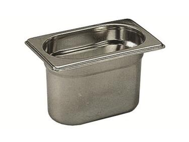 BAC GASTRONORME PLEIN SANS ANSE GN 1/9 PROFONDEUR 10 CM