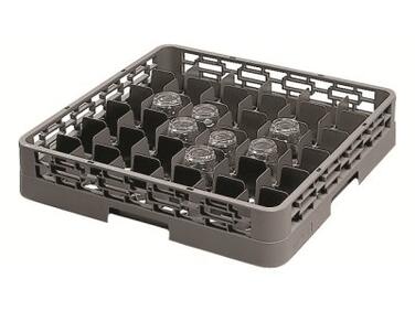 PANIER DE BASE AVEC CLOISONS POUR 36 VERRES INCLINÉS