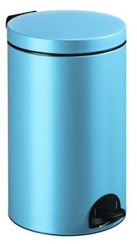 POUBELLE A PEDALE SANELIA  20L  BLEU 5024 MAT LISSE