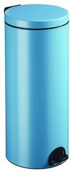 POUBELLE A PEDALE SANELIA  30L  BLEU 5024 MAT LISSE