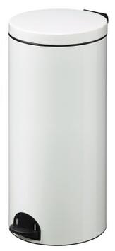 POUBELLE A PEDALE SANELIA  30L  BLANC