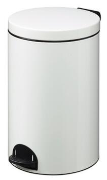 POUBELLE A PEDALE SANELIA  20L  BLANC