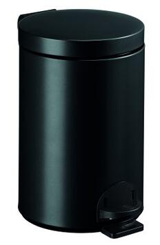 POUBELLE A PEDALE SANELIA  14L  GRIS MANGANESE